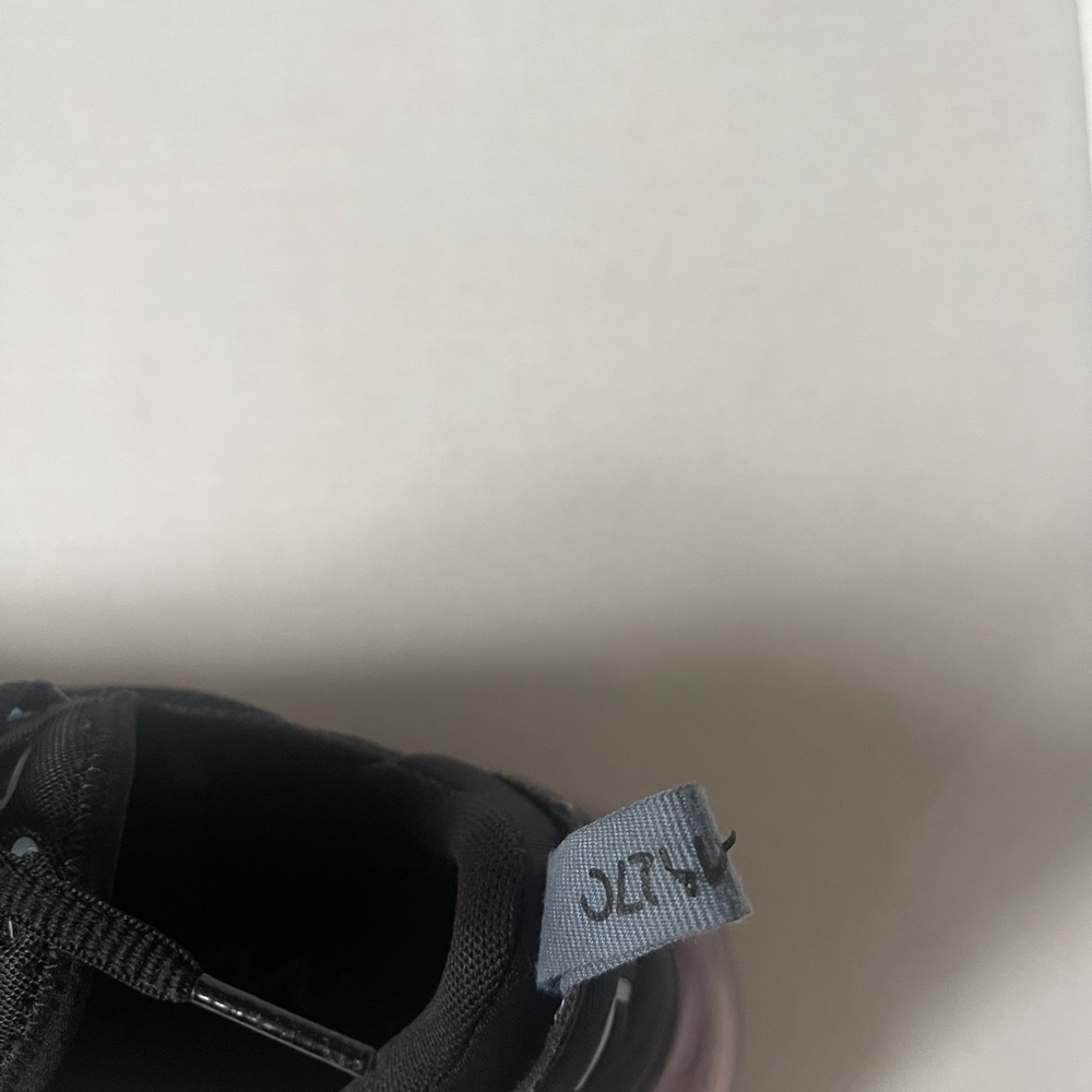 Nike Black and White Air Max 270 Sneakers - Picture 13 of 14